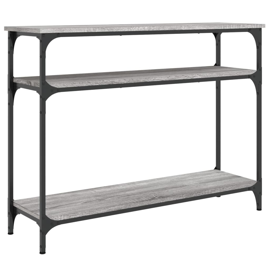 Τραπέζι Κονσόλα Γκρι Sonoma 100x29x75 εκ. Επεξεργασμένο Ξύλο
