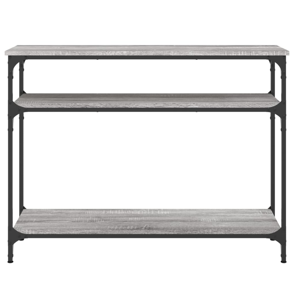 Τραπέζι Κονσόλα Γκρι Sonoma 100x29x75 εκ. Επεξεργασμένο Ξύλο