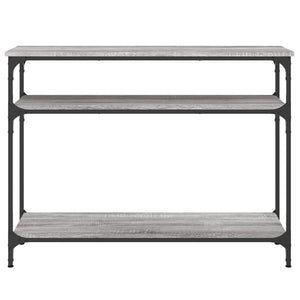 Τραπέζι Κονσόλα Γκρι Sonoma 100x29x75 εκ. Επεξεργασμένο Ξύλο