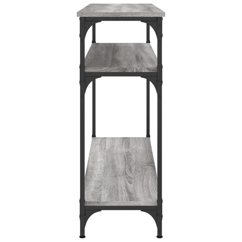 Τραπέζι Κονσόλα Γκρι Sonoma 100x29x75 εκ. Επεξεργασμένο Ξύλο