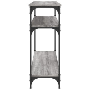 Τραπέζι Κονσόλα Γκρι Sonoma 100x29x75 εκ. Επεξεργασμένο Ξύλο