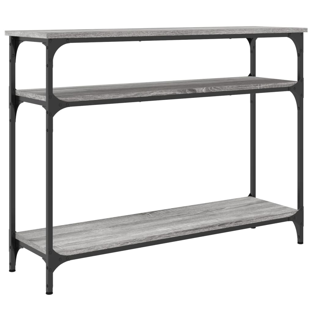 Τραπέζι Κονσόλα Γκρι Sonoma 100x29x75 εκ. Επεξεργασμένο Ξύλο