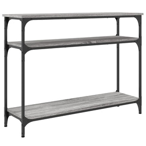 Τραπέζι Κονσόλα Γκρι Sonoma 100x29x75 εκ. Επεξεργασμένο Ξύλο