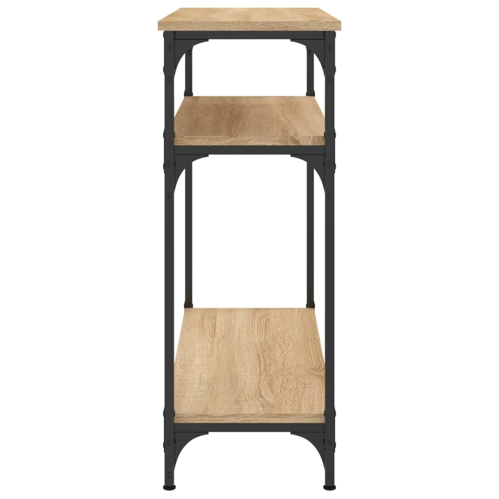 Τραπέζι Κονσόλα Sonoma Δρυς 75x29x75 εκ. Επεξεργασμένο Ξύλο - Pakobazaar