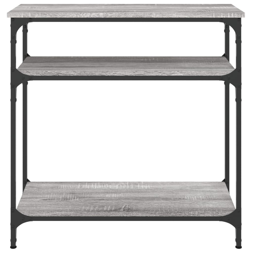 Τραπέζι Κονσόλα Γκρι Sonoma 75x29x75 εκ. Επεξεργασμένο Ξύλο