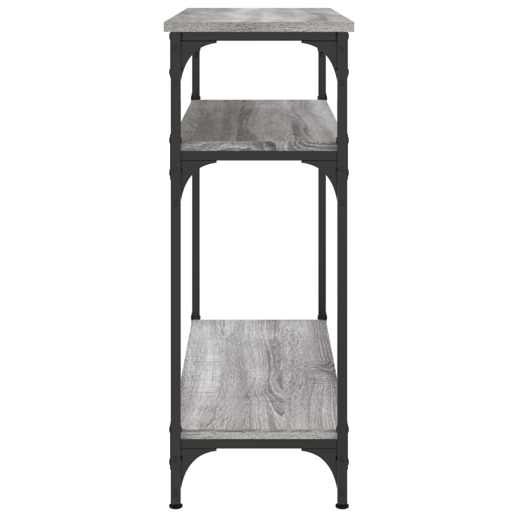 Τραπέζι Κονσόλα Γκρι Sonoma 75x29x75 εκ. Επεξεργασμένο Ξύλο