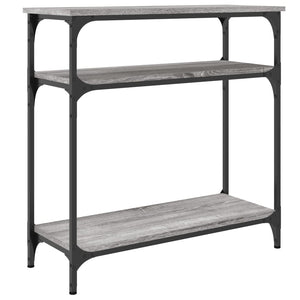 Τραπέζι Κονσόλα Γκρι Sonoma 75x29x75 εκ. Επεξεργασμένο Ξύλο