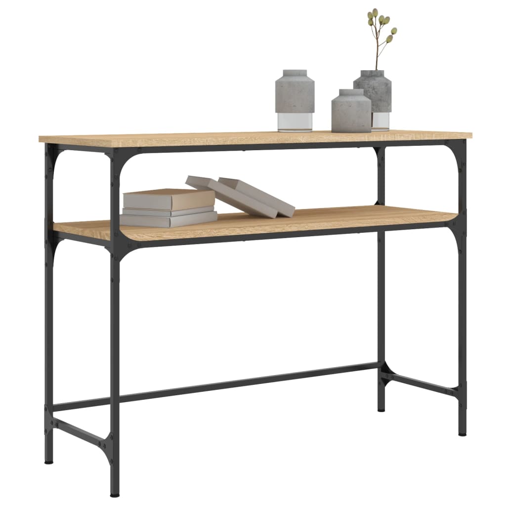 Τραπέζι Κονσόλα Sonoma Δρυς 100x35,5x75 εκ. Επεξεργασμένο Ξύλο