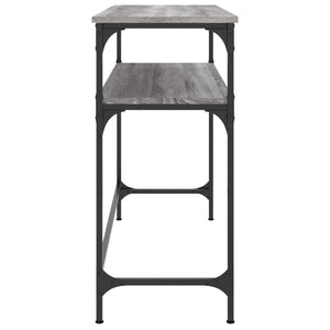 Τραπέζι Κονσόλα Γκρι Sonoma 100x35,5x75 εκ. Επεξεργασμένο Ξύλο