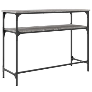 Τραπέζι Κονσόλα Γκρι Sonoma 100x35,5x75 εκ. Επεξεργασμένο Ξύλο
