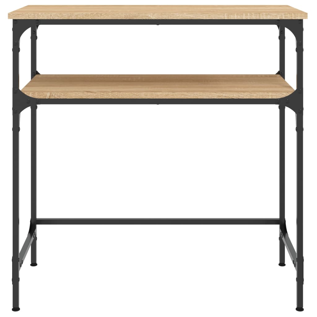Τραπέζι Κονσόλα Sonoma Δρυς 75x35,5x75 εκ. Επεξεργασμένο Ξύλο - Pakobazaar