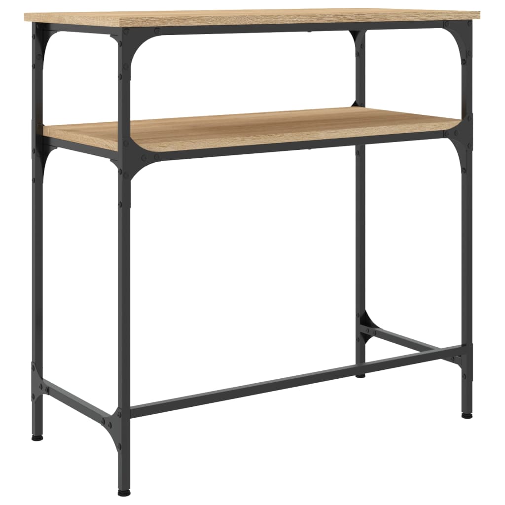 Τραπέζι Κονσόλα Sonoma Δρυς 75x35,5x75 εκ. Επεξεργασμένο Ξύλο - Pakobazaar