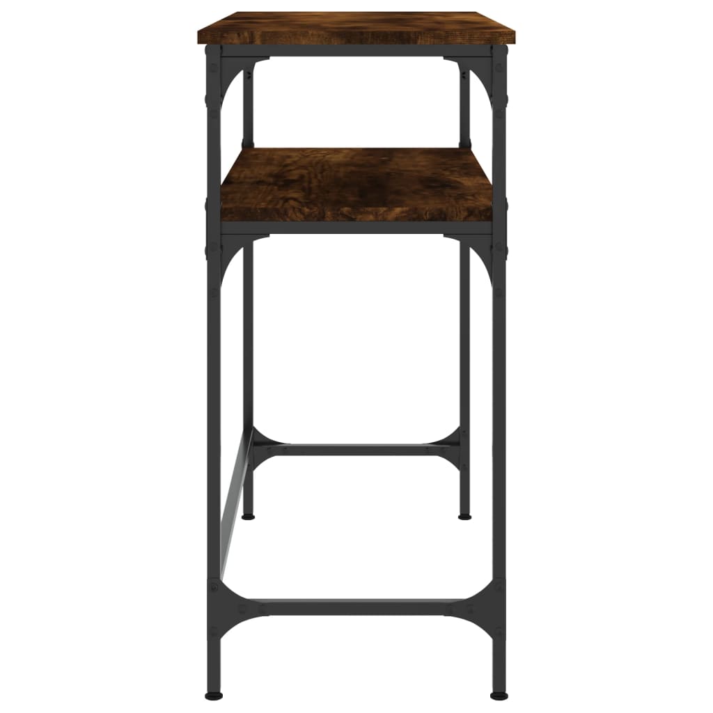 Τραπέζι Κονσόλα Καπνιστή Δρυς 75x35,5x75 εκ. Επεξεργ. Ξύλο - Pakobazaar