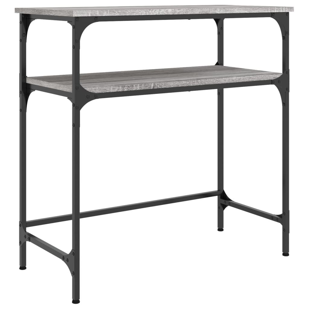 Τραπέζι Κονσόλα Γκρι Sonoma 75x35,5x75 εκ. Επεξεργασμένο Ξύλο - Pakobazaar
