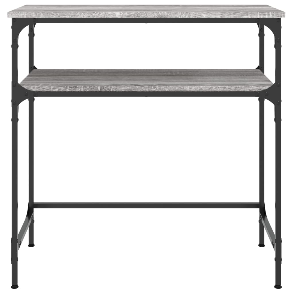 Τραπέζι Κονσόλα Γκρι Sonoma 75x35,5x75 εκ. Επεξεργασμένο Ξύλο - Pakobazaar