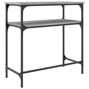 Τραπέζι Κονσόλα Γκρι Sonoma 75x35,5x75 εκ. Επεξεργασμένο Ξύλο - Pakobazaar