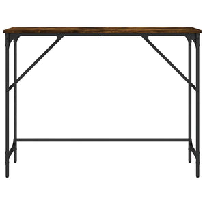 Τραπέζι Κονσόλα Καπνιστή Δρυς 100x32x75 εκ. Επεξεργασμένο Ξύλο