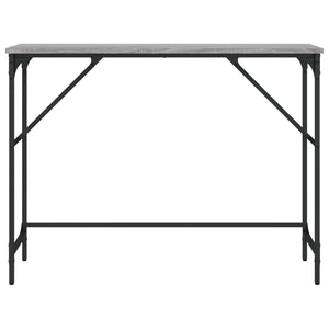 Τραπέζι Κονσόλα Γκρι Sonoma 100x32x75 εκ. Επεξεργασμένο Ξύλο