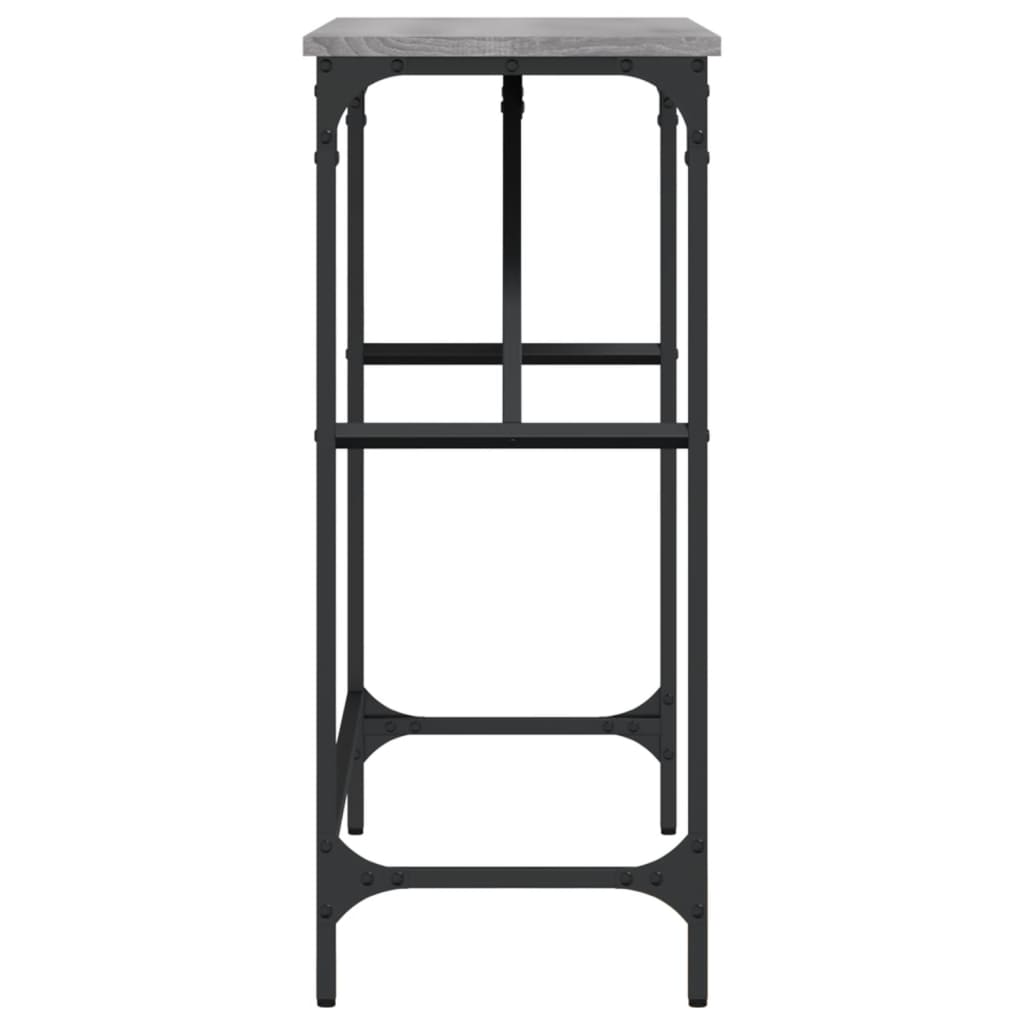 Τραπέζι Κονσόλα Γκρι Sonoma 100x32x75 εκ. Επεξεργασμένο Ξύλο