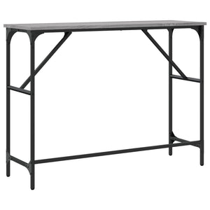 Τραπέζι Κονσόλα Γκρι Sonoma 100x32x75 εκ. Επεξεργασμένο Ξύλο