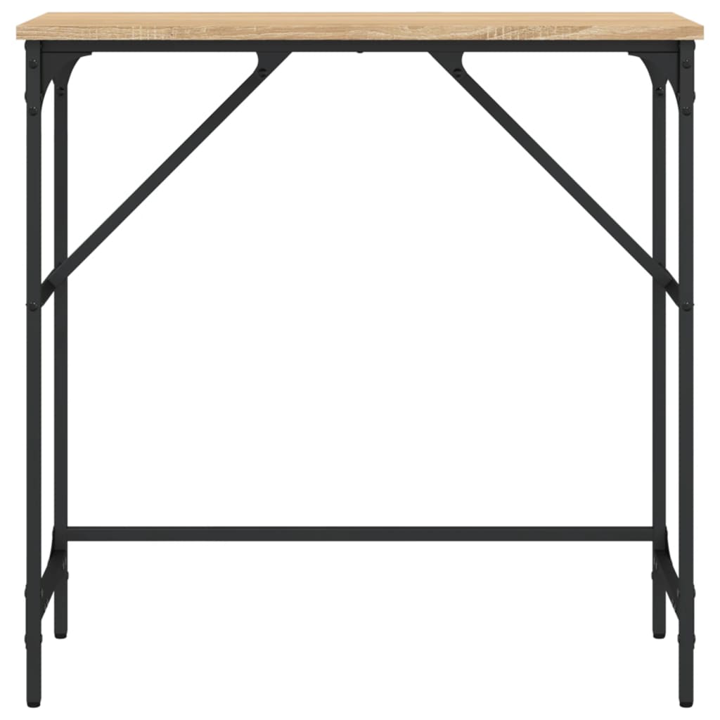 Τραπέζι Κονσόλα Sonoma Δρυς 75x32x75 εκ. Επεξεργασμένο Ξύλο