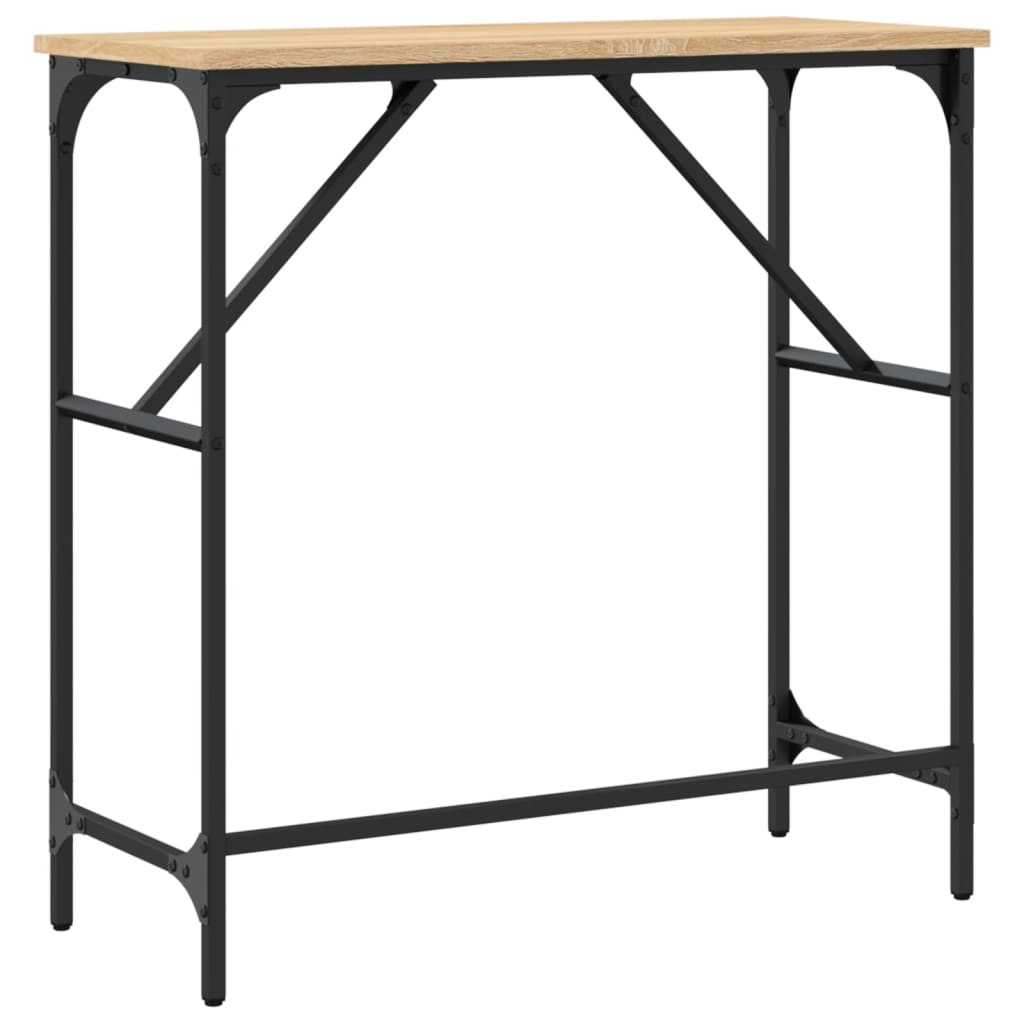 Τραπέζι Κονσόλα Sonoma Δρυς 75x32x75 εκ. Επεξεργασμένο Ξύλο