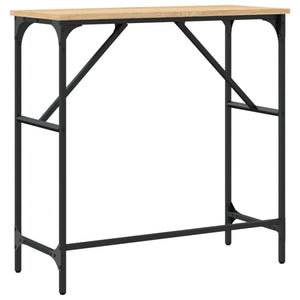 Τραπέζι Κονσόλα Sonoma Δρυς 75x32x75 εκ. Επεξεργασμένο Ξύλο