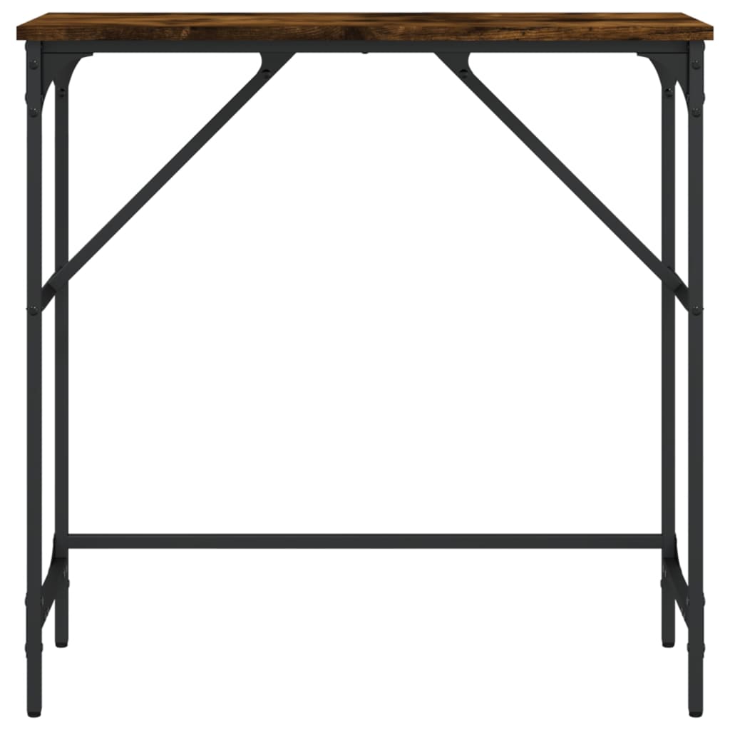 Τραπέζι Κονσόλα Καπνιστή Δρυς 75x32x75 εκ. Επεξεργ. Ξύλο - Pakobazaar