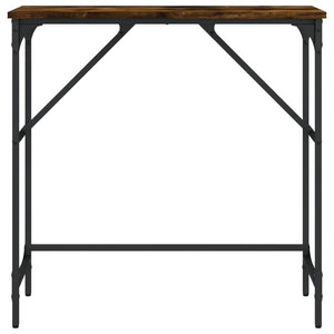 Τραπέζι Κονσόλα Καπνιστή Δρυς 75x32x75 εκ. Επεξεργ. Ξύλο - Pakobazaar