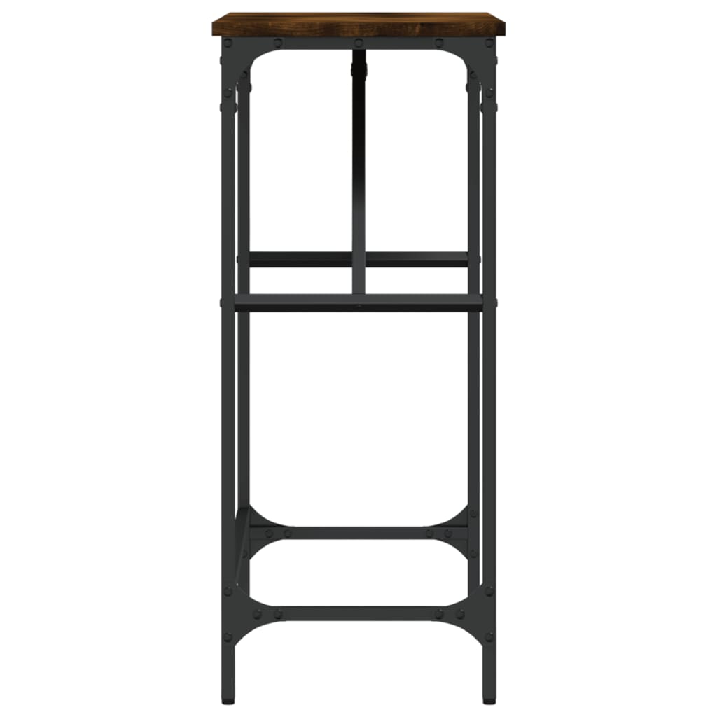 Τραπέζι Κονσόλα Καπνιστή Δρυς 75x32x75 εκ. Επεξεργ. Ξύλο - Pakobazaar