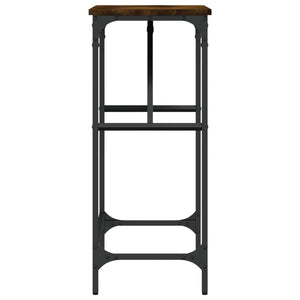 Τραπέζι Κονσόλα Καπνιστή Δρυς 75x32x75 εκ. Επεξεργ. Ξύλο - Pakobazaar