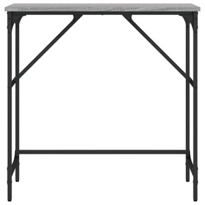 Τραπέζι Κονσόλα Γκρι Sonoma 75x32x75 εκ. Επεξεργασμένο Ξύλο