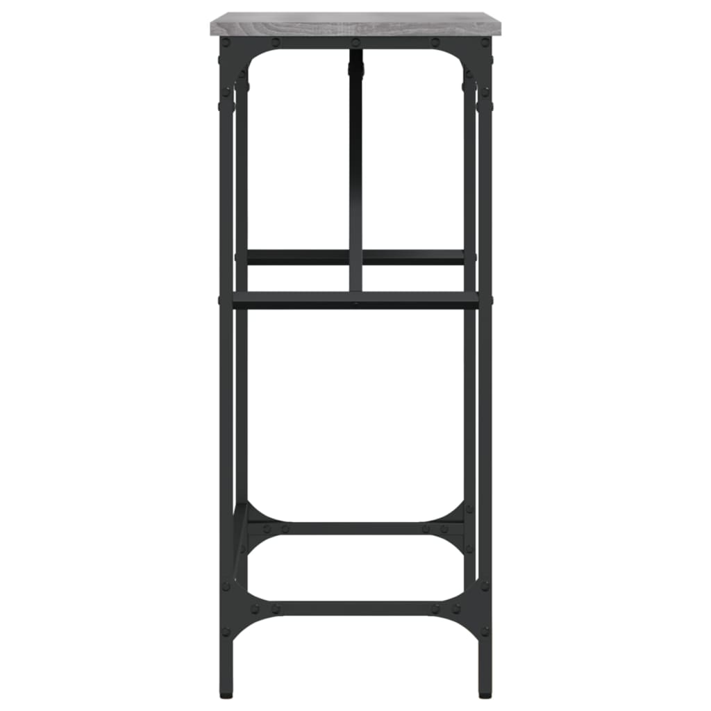 Τραπέζι Κονσόλα Γκρι Sonoma 75x32x75 εκ. Επεξεργασμένο Ξύλο