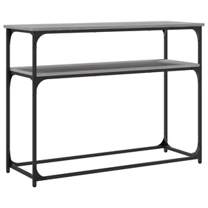 Τραπέζι Κονσόλα Γκρι Sonoma 100x35,5x75 εκ. Επεξεργασμένο Ξύλο