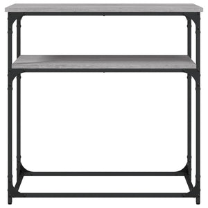 Τραπέζι Κονσόλα Γκρι Sonoma 75x35,5x75 εκ. Επεξεργασμένο Ξύλο