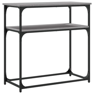 Τραπέζι Κονσόλα Γκρι Sonoma 75x35,5x75 εκ. Επεξεργασμένο Ξύλο