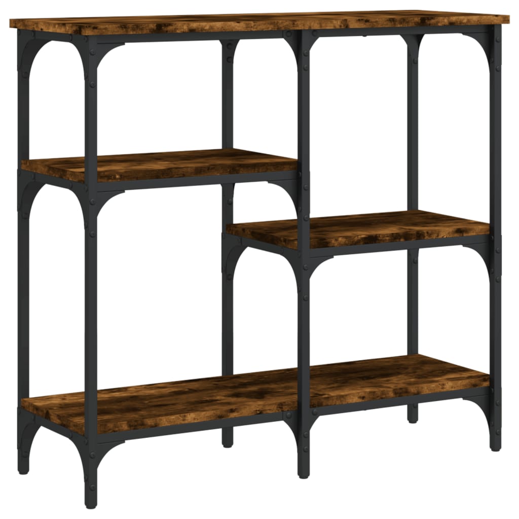 Τραπέζι Κονσόλα Καπνιστή Δρυς 80x29x75 εκ. Επεξεργ. Ξύλο