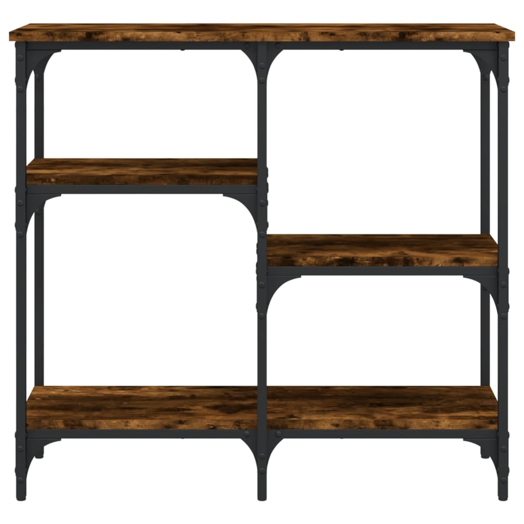 Τραπέζι Κονσόλα Καπνιστή Δρυς 80x29x75 εκ. Επεξεργ. Ξύλο