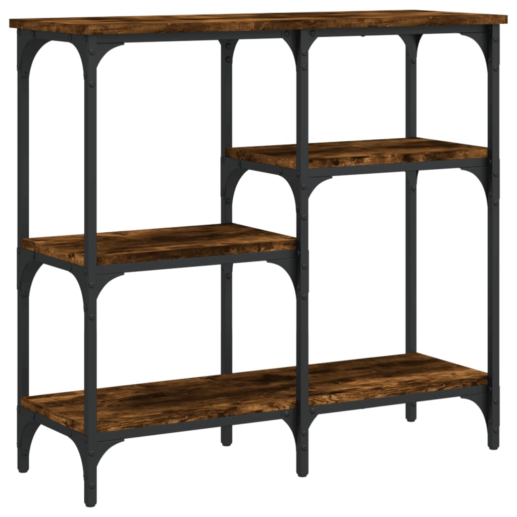 Τραπέζι Κονσόλα Καπνιστή Δρυς 80x29x75 εκ. Επεξεργ. Ξύλο