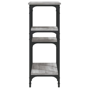 Τραπέζι Κονσόλα Γκρι Sonoma 80x29x75 εκ. Επεξεργασμένο Ξύλο