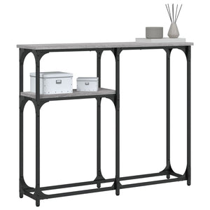 Τραπέζι Κονσόλα Γκρι Sonoma 90x22,5x75 εκ. Επεξεργασμένο Ξύλο