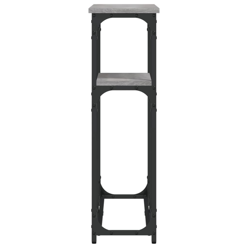 Τραπέζι Κονσόλα Γκρι Sonoma 90x22,5x75 εκ. Επεξεργασμένο Ξύλο