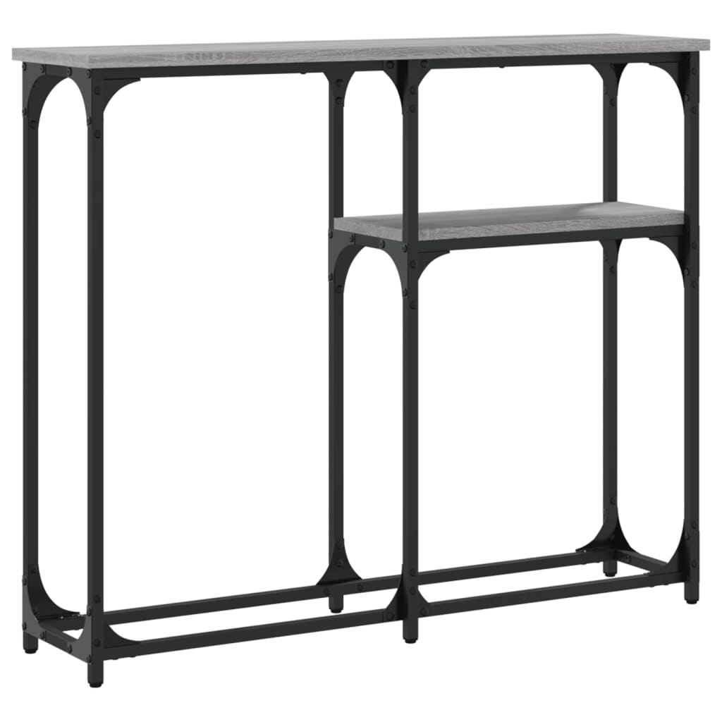 Τραπέζι Κονσόλα Γκρι Sonoma 90x22,5x75 εκ. Επεξεργασμένο Ξύλο