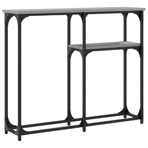 Τραπέζι Κονσόλα Γκρι Sonoma 90x22,5x75 εκ. Επεξεργασμένο Ξύλο
