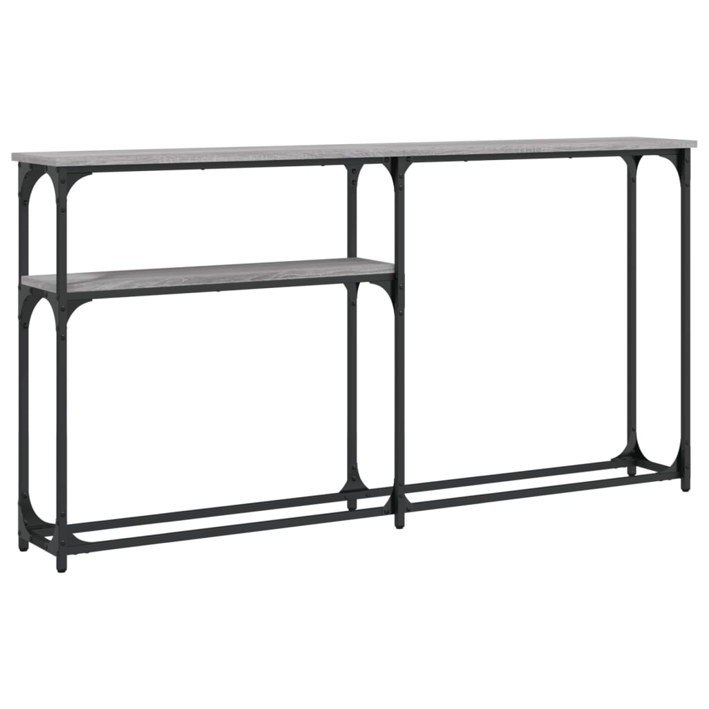 Τραπέζι Κονσόλα Γκρι Sonoma 145x22,5x75 εκ. Επεξεργασμένο Ξύλο - Pakobazaar