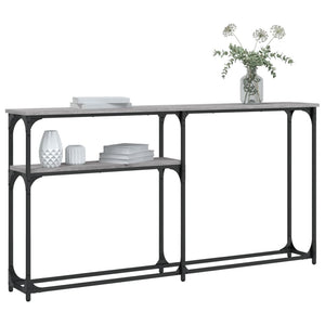Τραπέζι Κονσόλα Γκρι Sonoma 145x22,5x75 εκ. Επεξεργασμένο Ξύλο - Pakobazaar