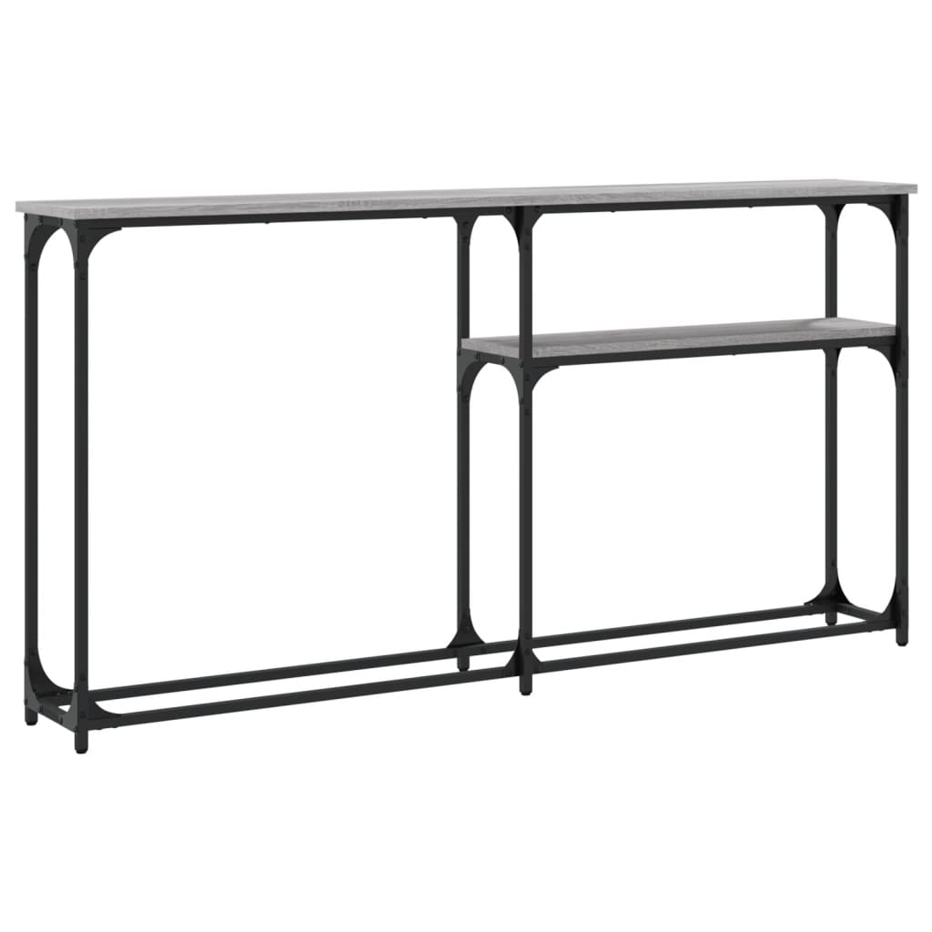 Τραπέζι Κονσόλα Γκρι Sonoma 145x22,5x75 εκ. Επεξεργασμένο Ξύλο - Pakobazaar