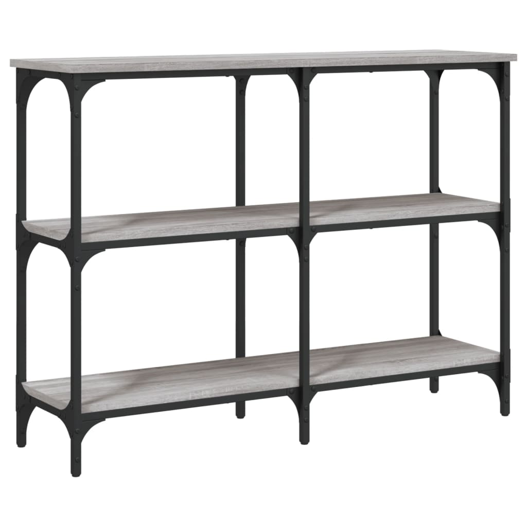 Τραπέζι Κονσόλα Γκρι Sonoma 100x29x75 εκ. Επεξεργασμένο Ξύλο