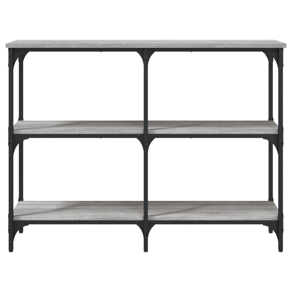 Τραπέζι Κονσόλα Γκρι Sonoma 100x29x75 εκ. Επεξεργασμένο Ξύλο