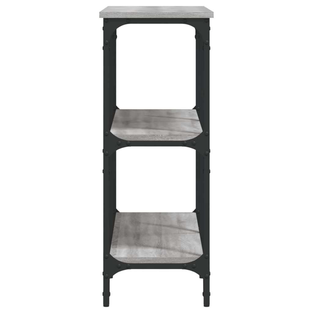 Τραπέζι Κονσόλα Γκρι Sonoma 100x29x75 εκ. Επεξεργασμένο Ξύλο